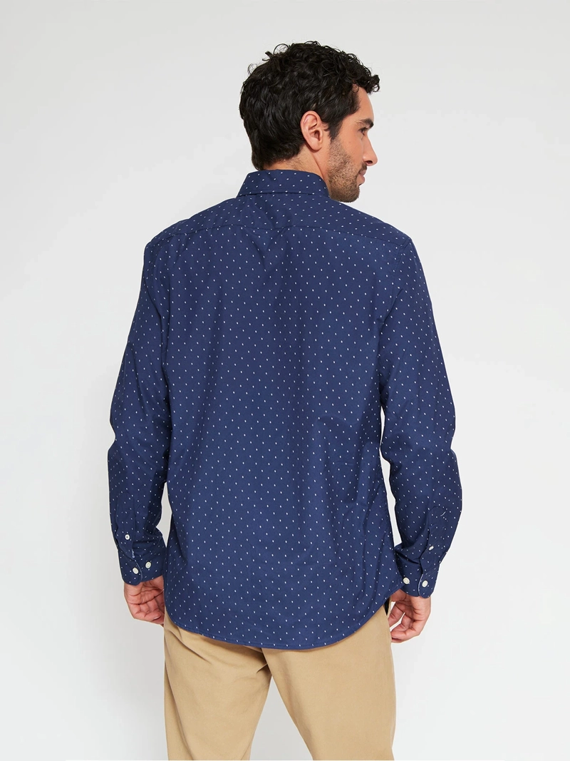 CAMISA HOMBRE KENNETH STEVENS ALGODÓN MANGA LARGA - 2