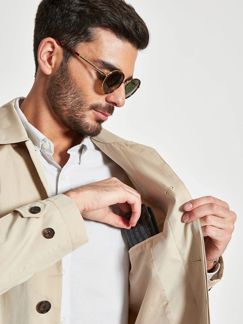 CHAQUETA HOMBRE CACHAREL ALGODÓN TRENCH - 4