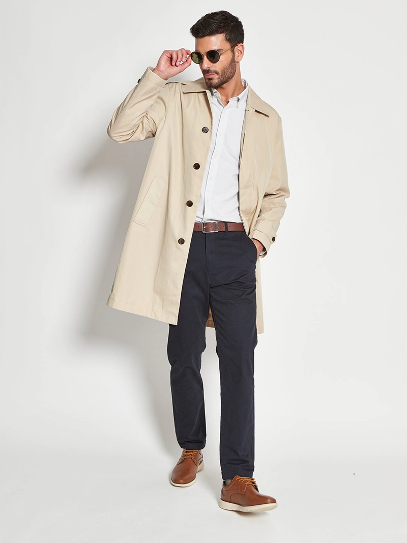 CHAQUETA HOMBRE CACHAREL ALGODÓN TRENCH - 5