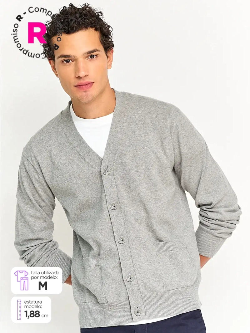 SWEATER HOMBRE KENNETH STEVENS ALGODÓN  - 1