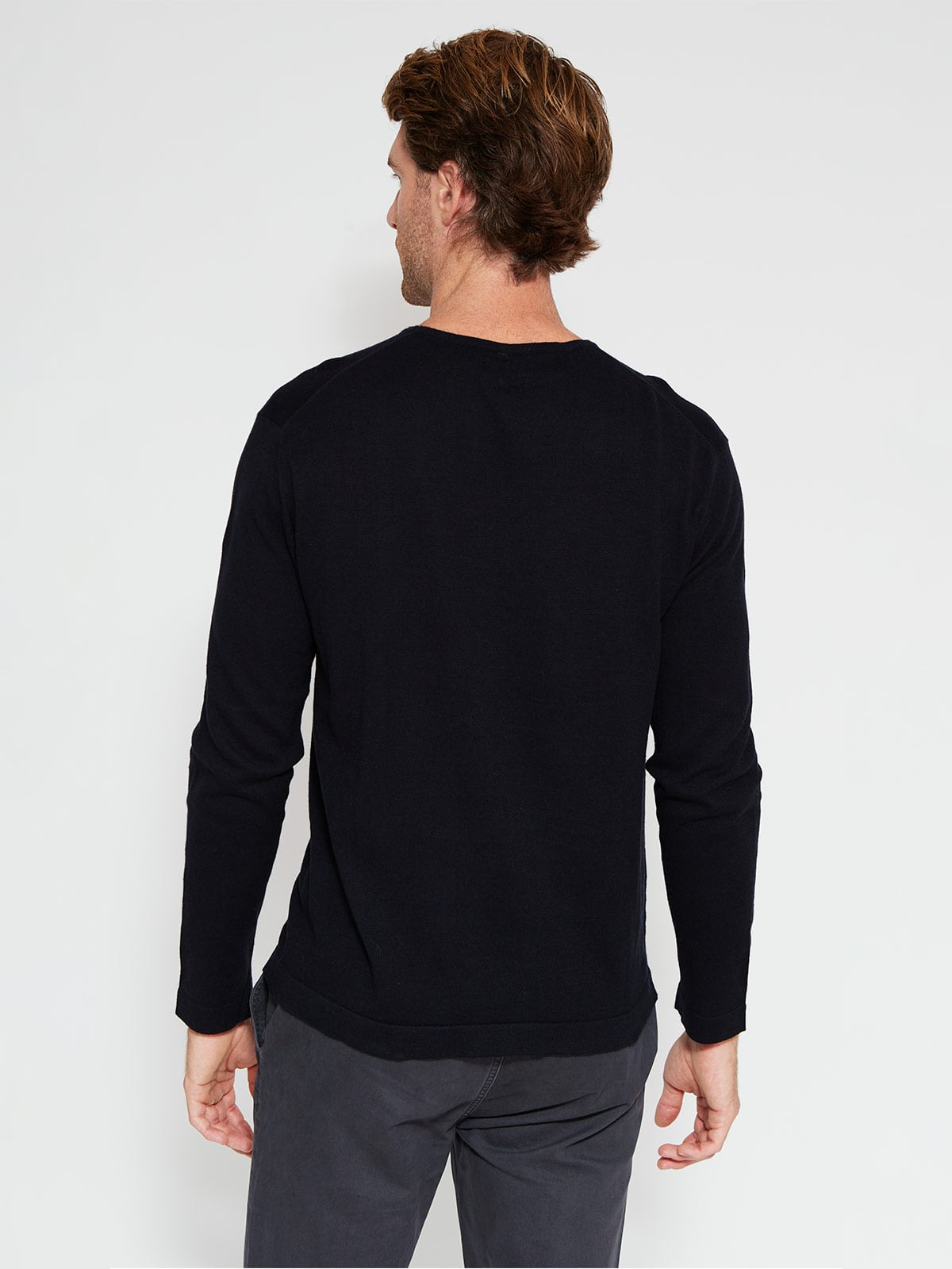 SWEATER HOMBRE CACHAREL ALGODÓN CUELLO REDONDO - 2