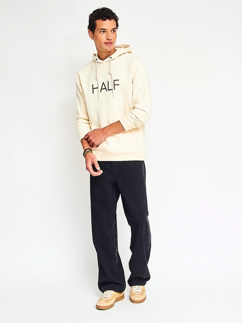 POLERÓN HOMBRE HALF ALGODÓN BÁSICO CIERRE - 4