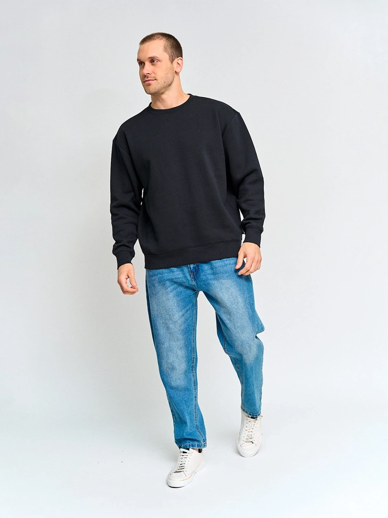 POLERÓN HOMBRE HALF ALGODÓN CREW NECK BORDADO - 4
