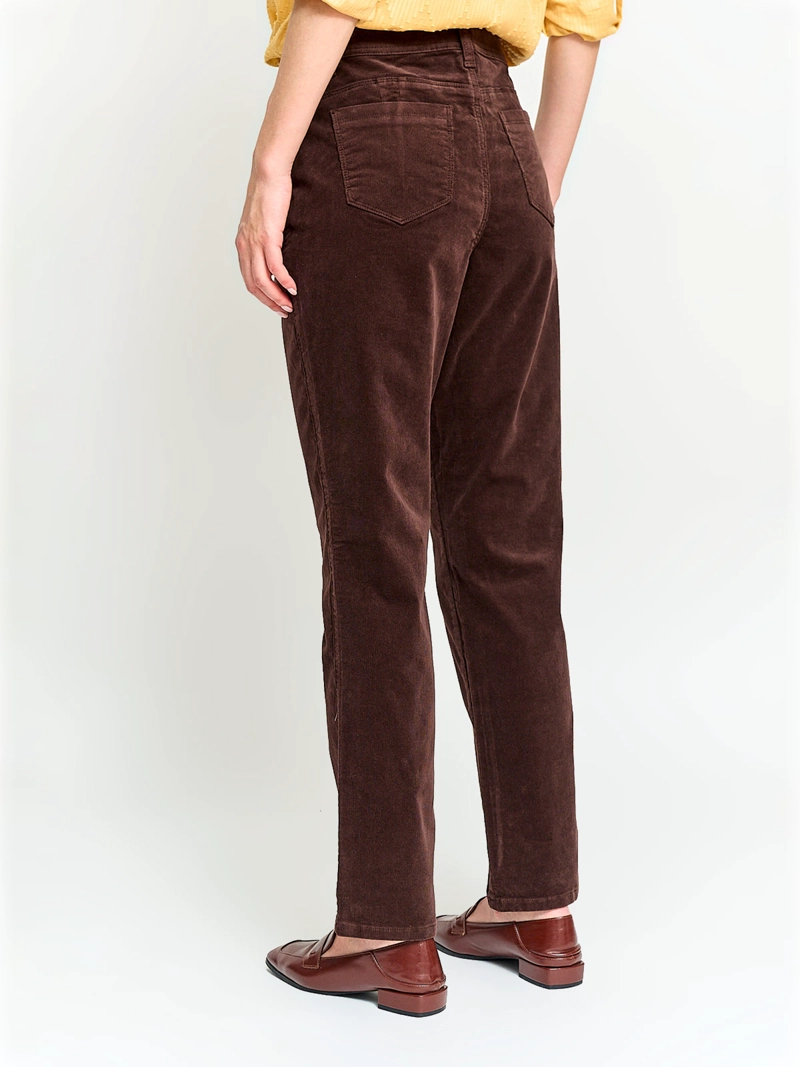 PANTALÓN MUJER AZIZ ALGODÓN REGULAR COTELÉ - 3
