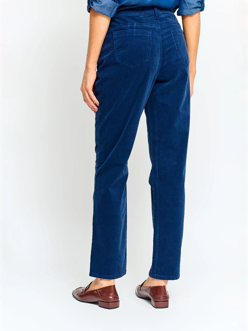 PANTALÓN MUJER AZIZ ALGODÓN REGULAR COTELÉ - 3