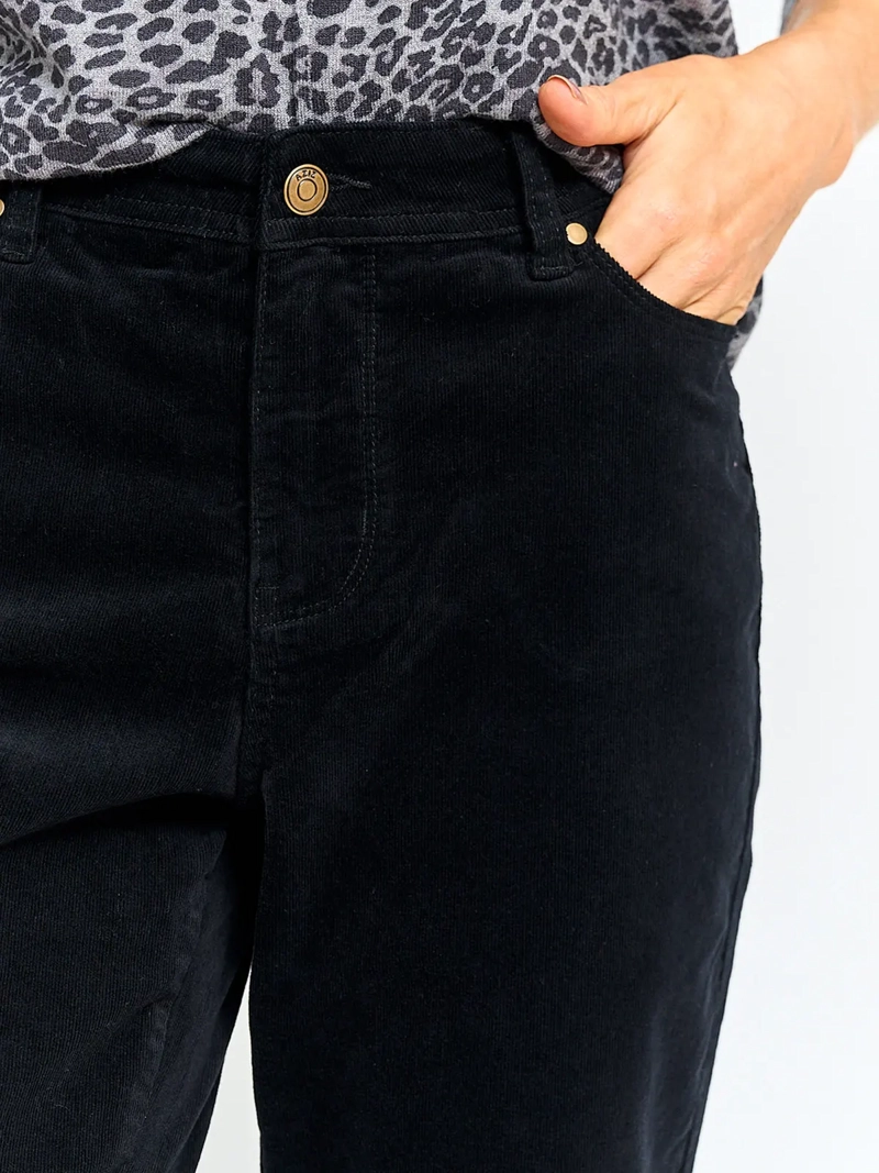 PANTALÓN MUJER AZIZ ALGODÓN REGULAR COTELÉ - 4