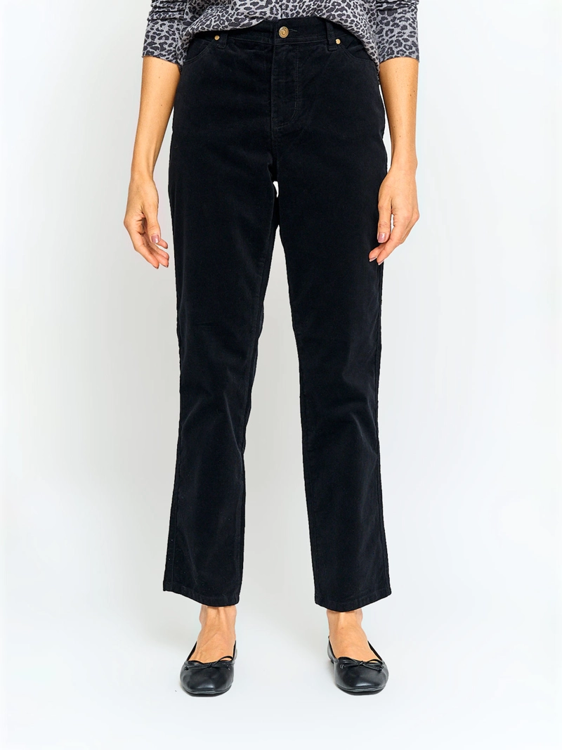 PANTALÓN MUJER AZIZ ALGODÓN REGULAR COTELÉ - 2