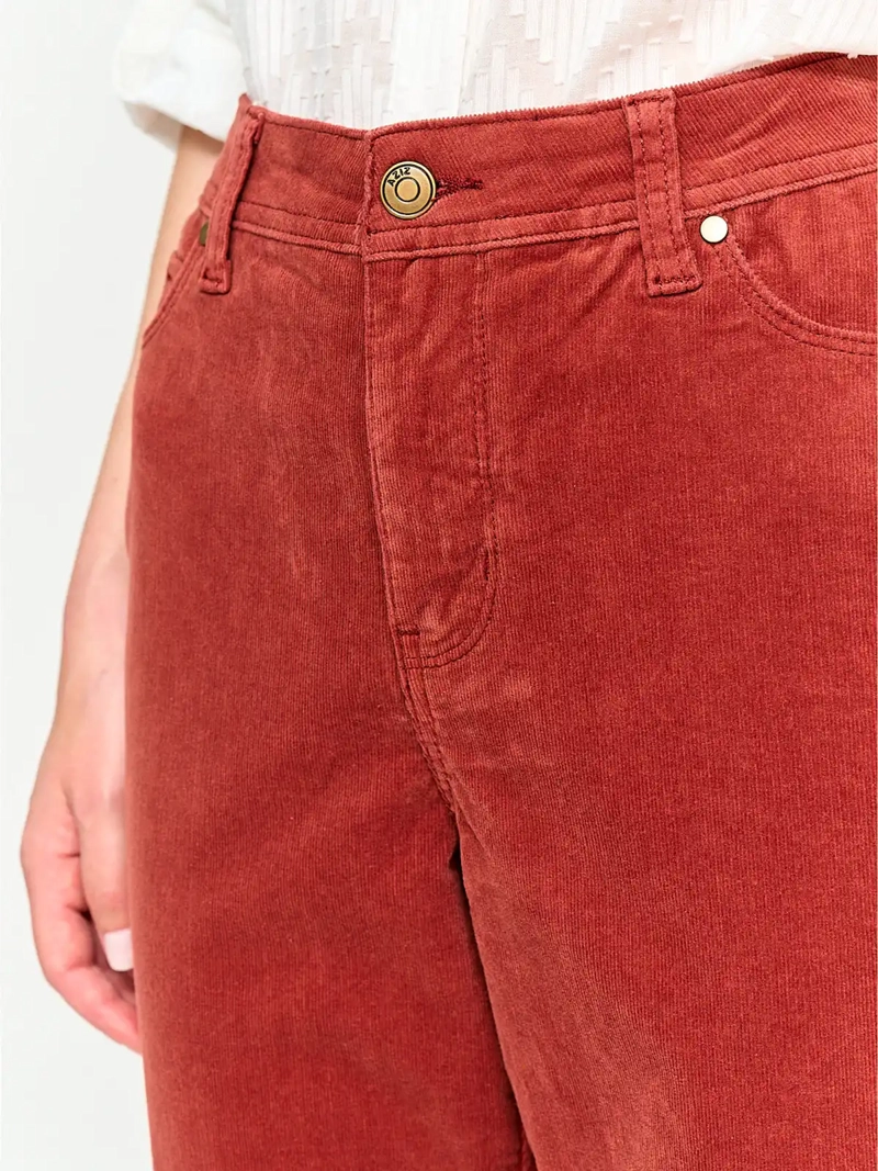 PANTALÓN MUJER AZIZ ALGODÓN REGULAR COTELÉ - 4
