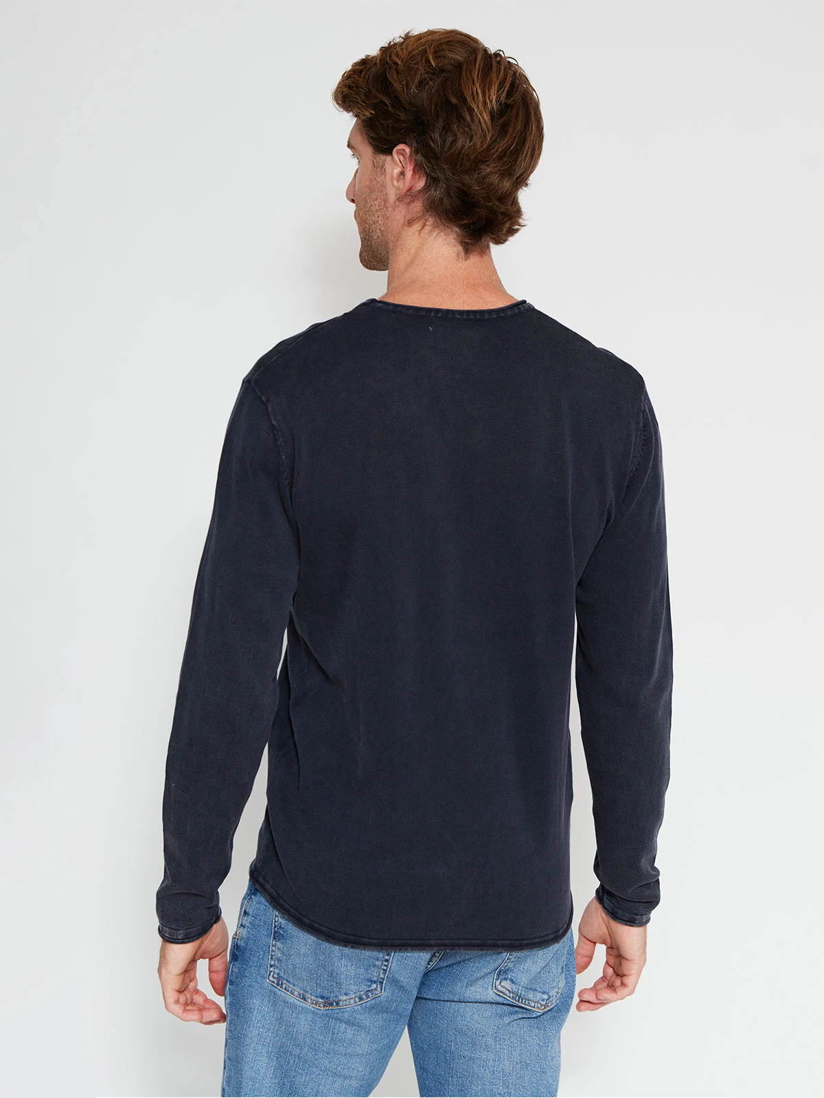SWEATER HOMBRE BARBADOS ALGODÓN CUELLO REDONDO BÁSICO - 2