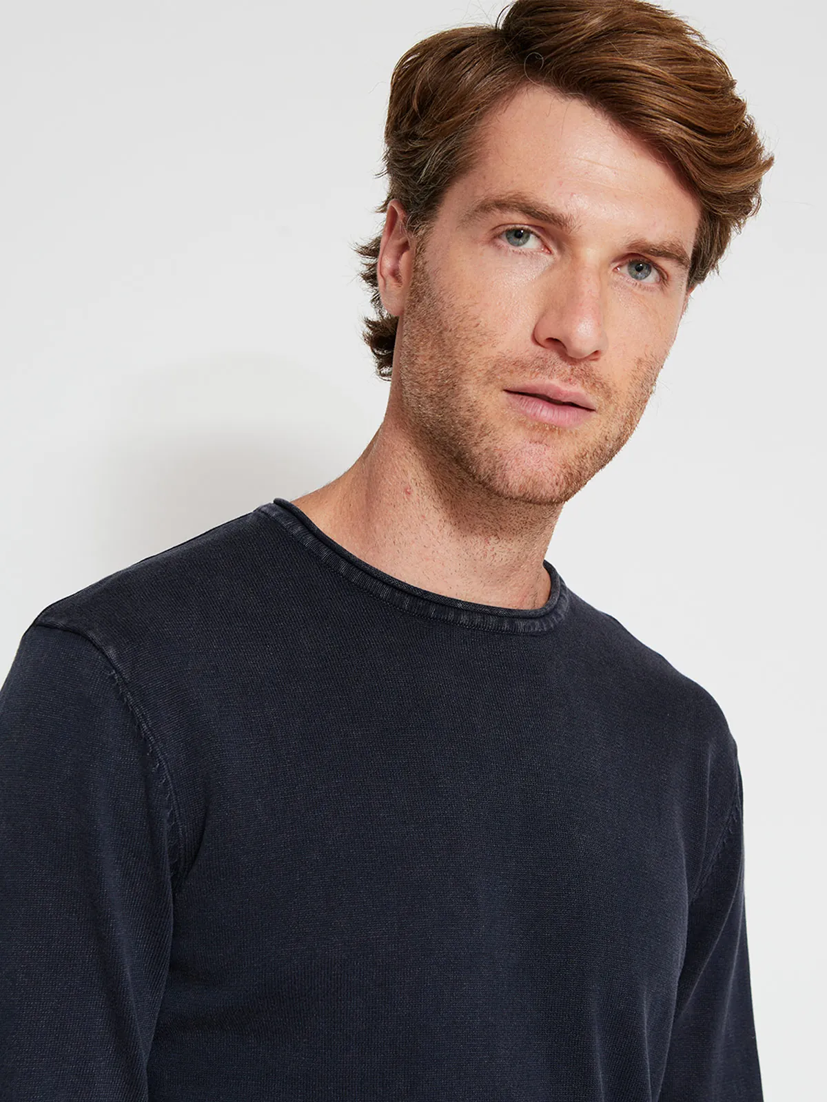 SWEATER HOMBRE BARBADOS ALGODÓN CUELLO REDONDO BÁSICO - 3