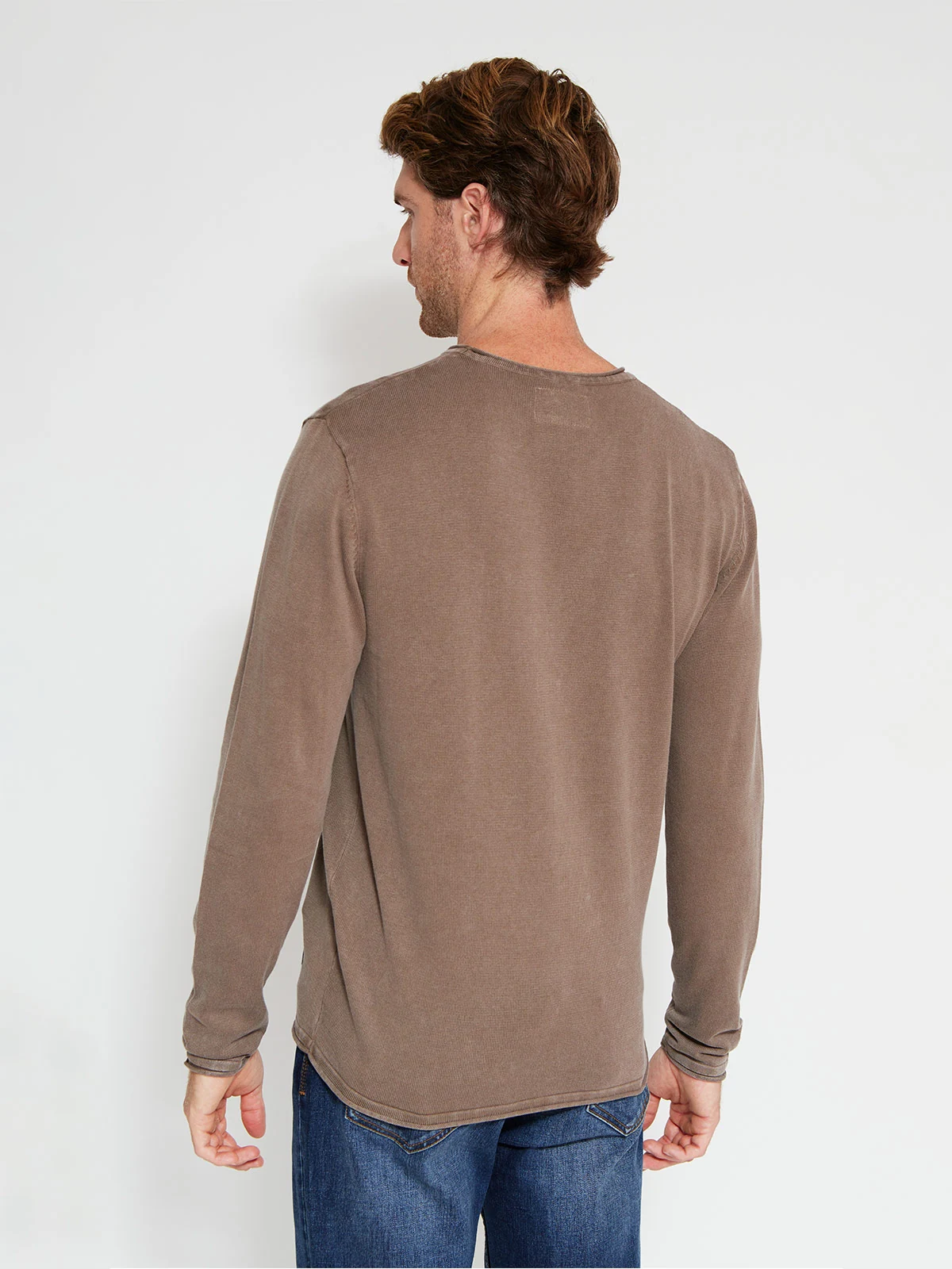 SWEATER HOMBRE BARBADOS ALGODÓN CUELLO REDONDO BÁSICO - 2
