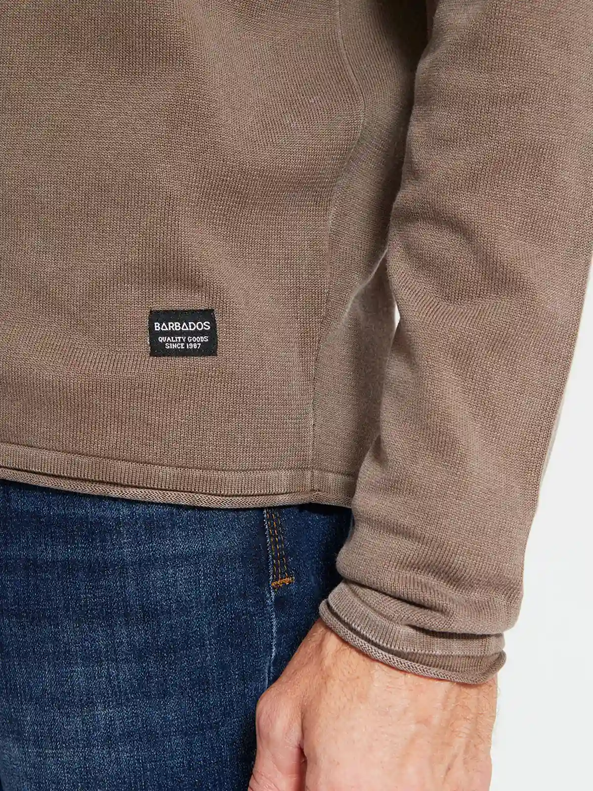 SWEATER HOMBRE BARBADOS ALGODÓN CUELLO REDONDO BÁSICO - 3