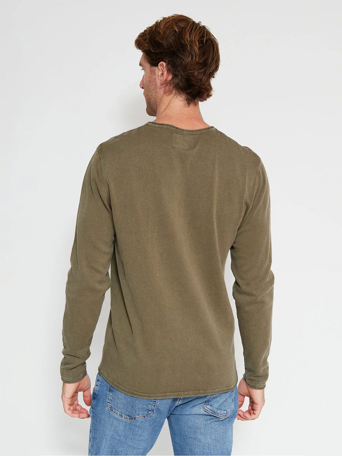 SWEATER HOMBRE BARBADOS ALGODÓN CUELLO REDONDO BÁSICO - 2