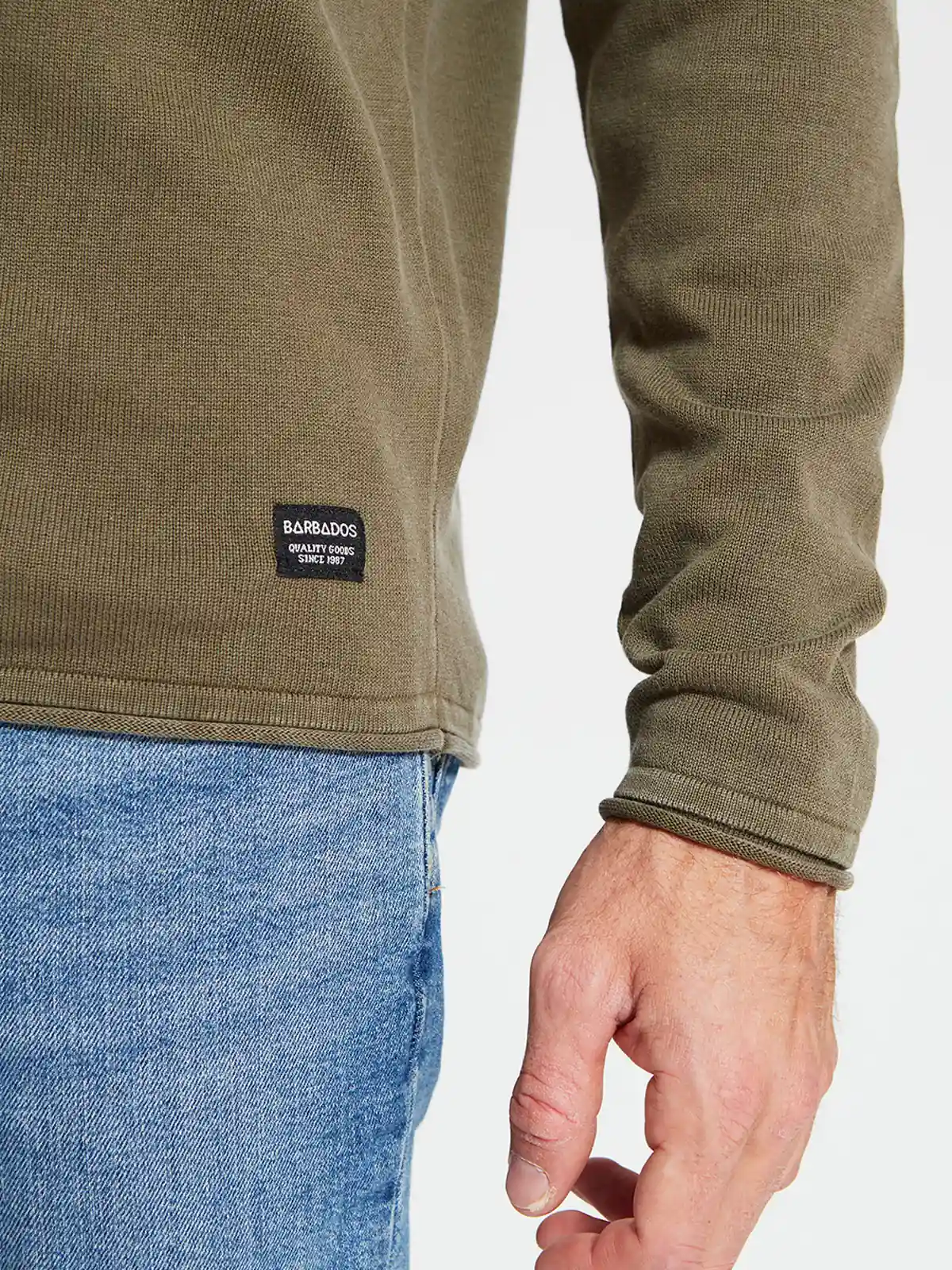SWEATER HOMBRE BARBADOS ALGODÓN CUELLO REDONDO BÁSICO - 3