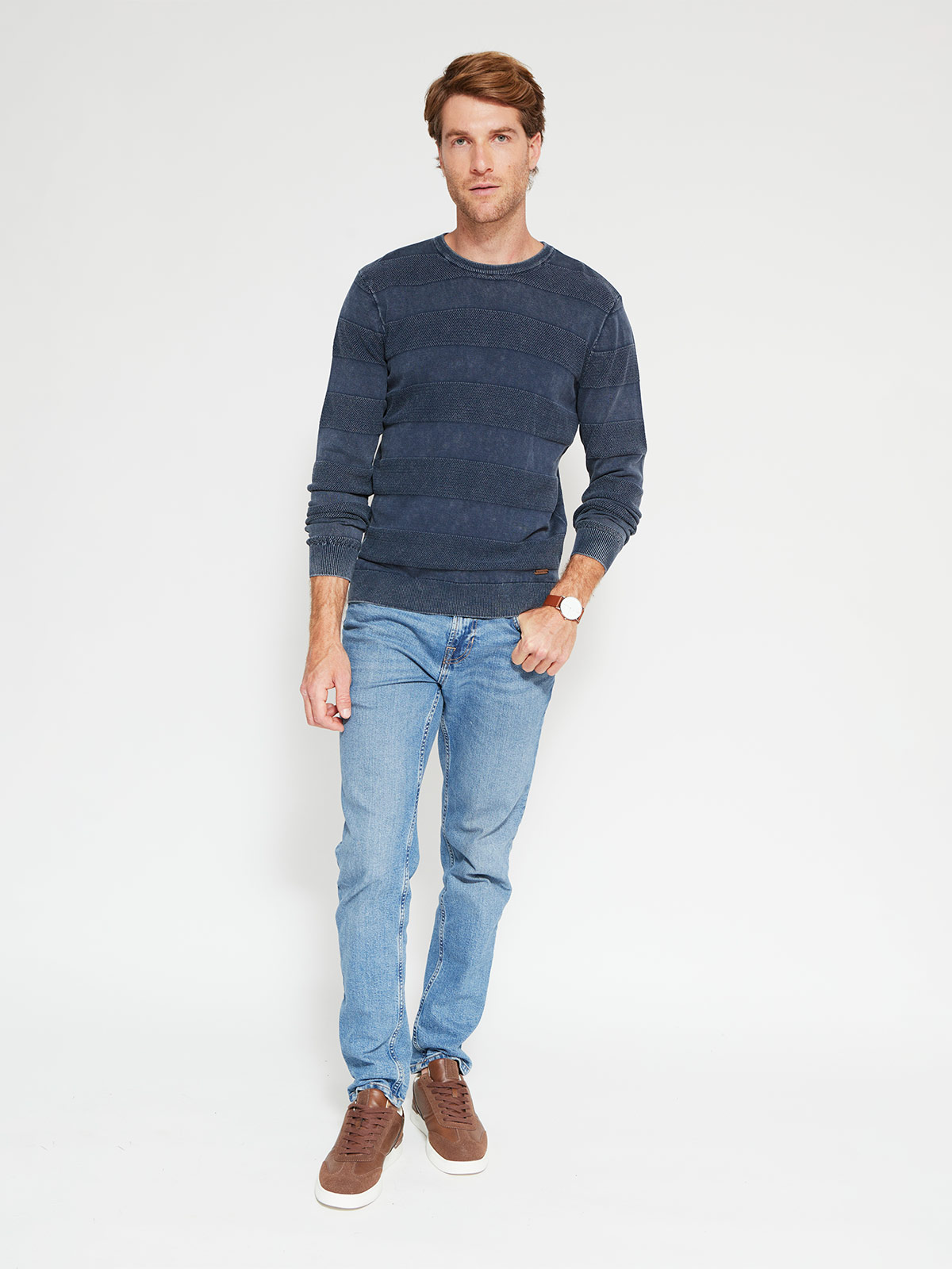 SWEATER HOMBRE REGATTA ALGODÓN CUELLO REDONDO - 4