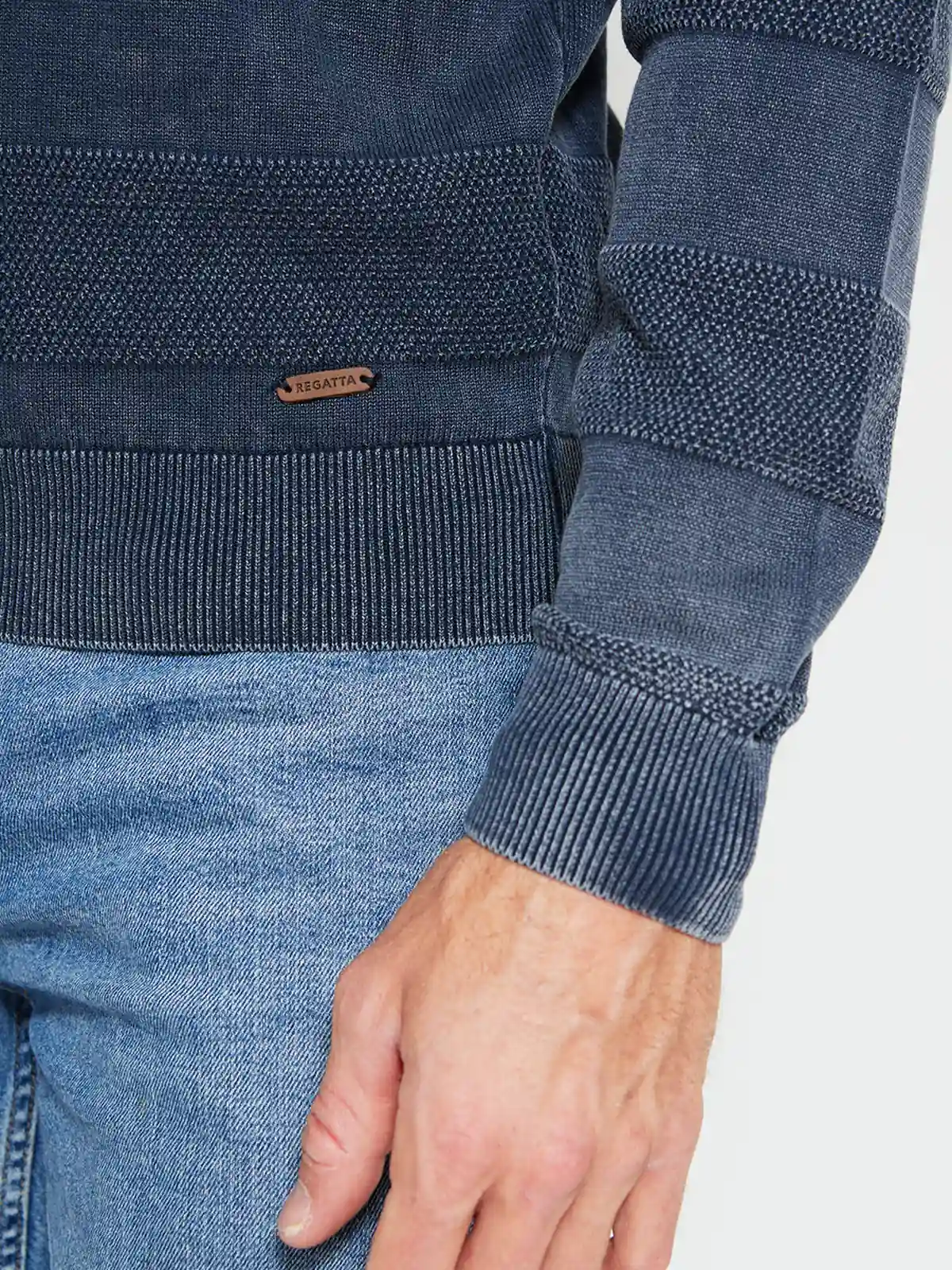 SWEATER HOMBRE REGATTA ALGODÓN CUELLO REDONDO - 3
