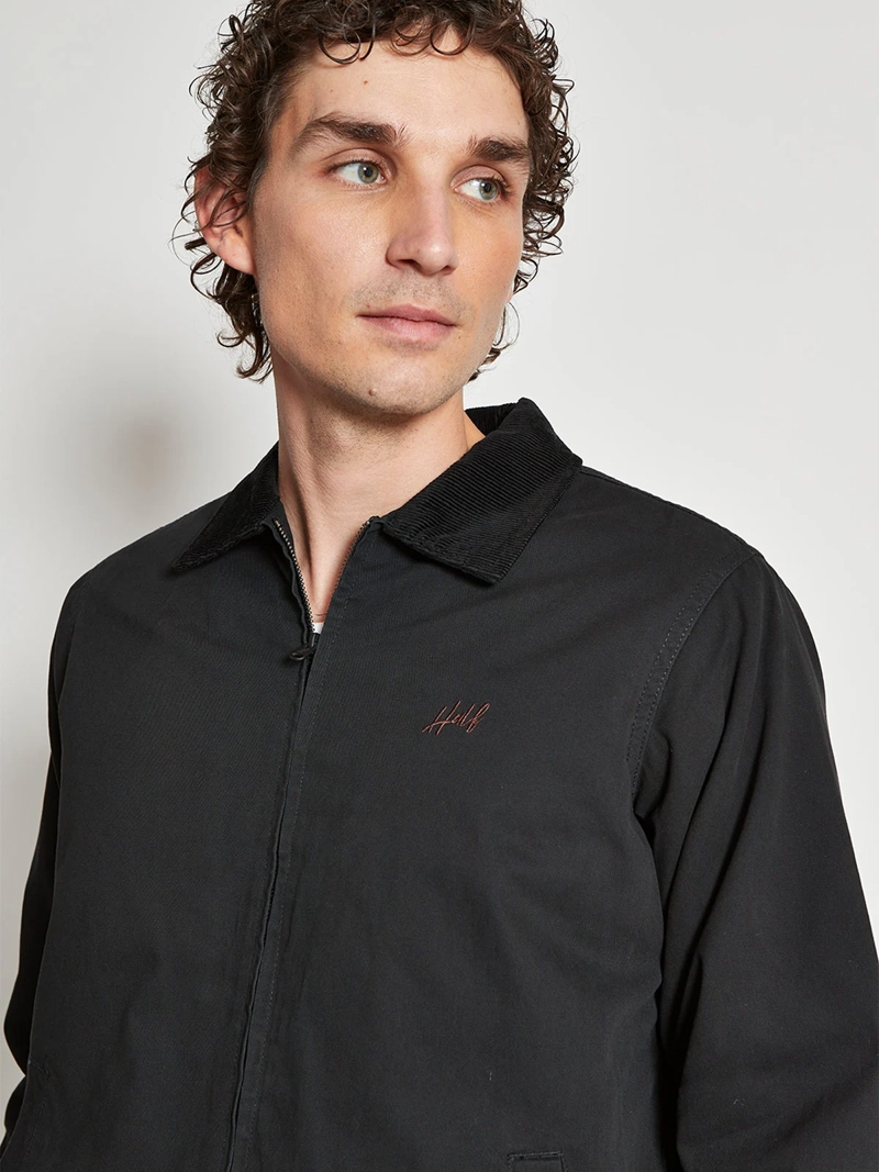 CHAQUETA HOMBRE HALF ALGODÓN CUELLO COTELÉ FULL ZIPPER - 3