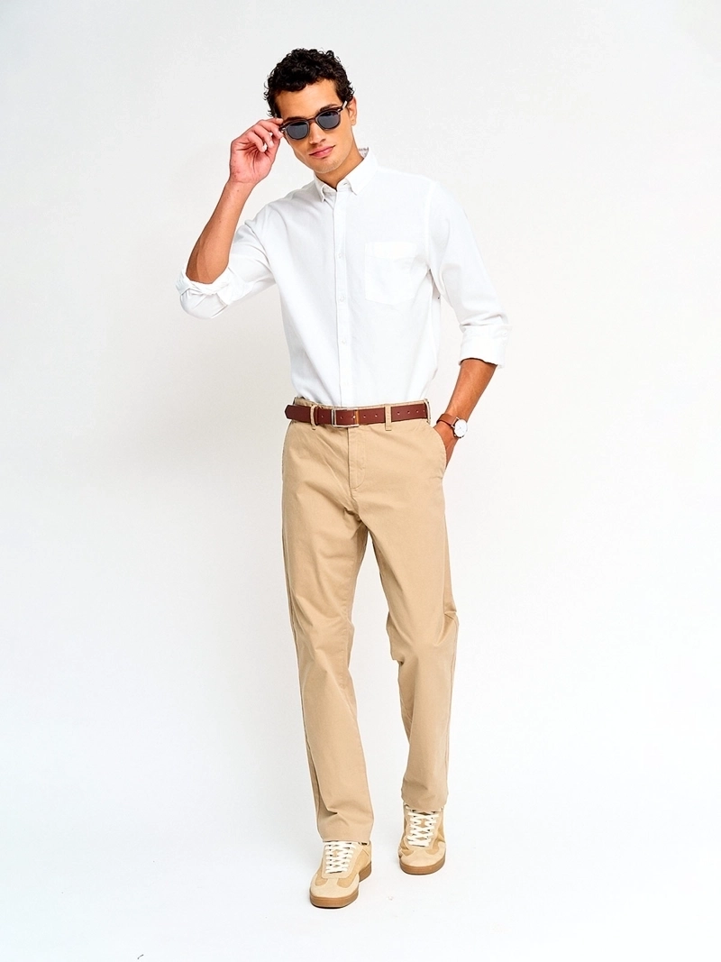 CAMISA HOMBRE REGATTA ALGODÓN MANGA LARGA - 4