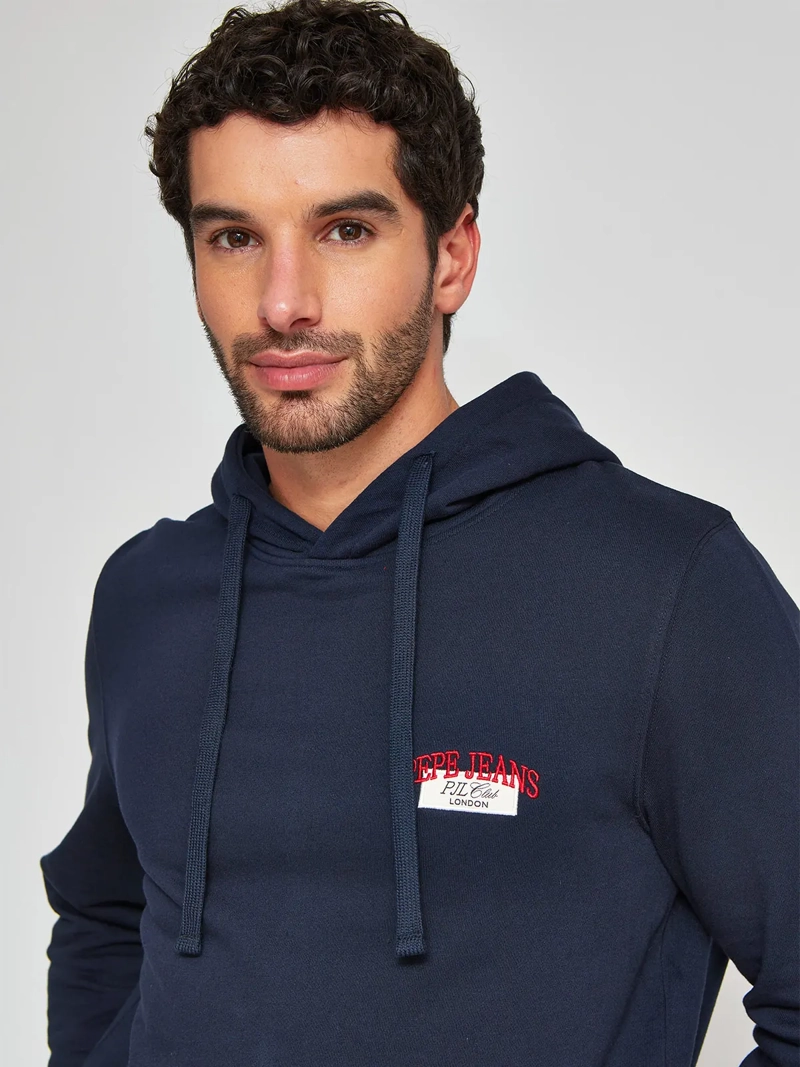 POLERÓN HOMBRE PEPE JEANS ALGODÓN HOODIE CAPUCHA - 3