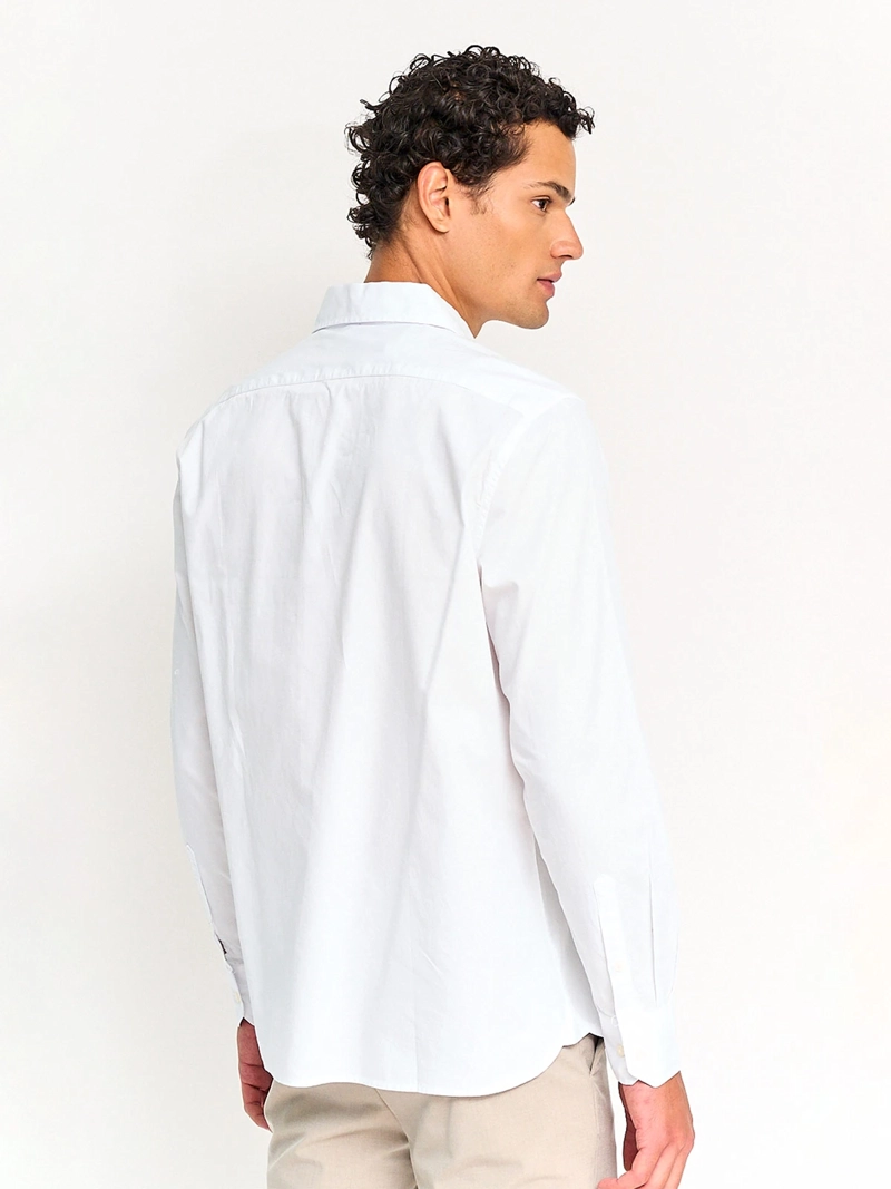CAMISA HOMBRE MARQUIS ALGODÓN MANGA LARGA POPLIN - 2