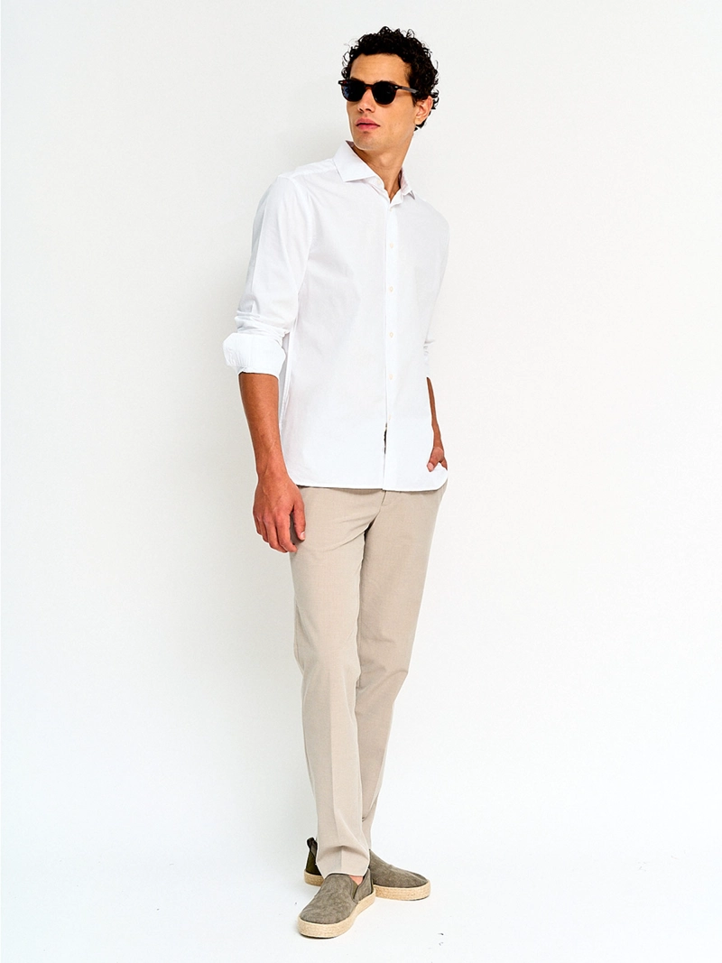 CAMISA HOMBRE MARQUIS ALGODÓN MANGA LARGA POPLIN - 4