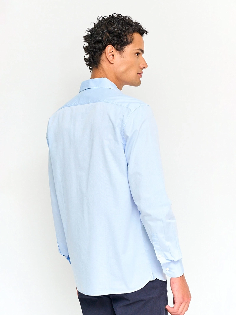CAMISA HOMBRE MARQUIS ALGODÓN MANGA LARGA POPLIN - 2