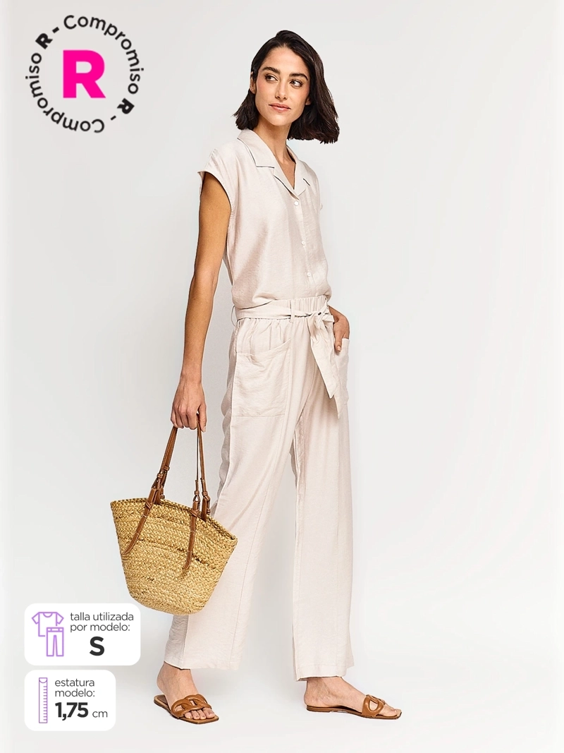 PANTALÓN MUJER REGATTA REGULAR FLUIDO - 1