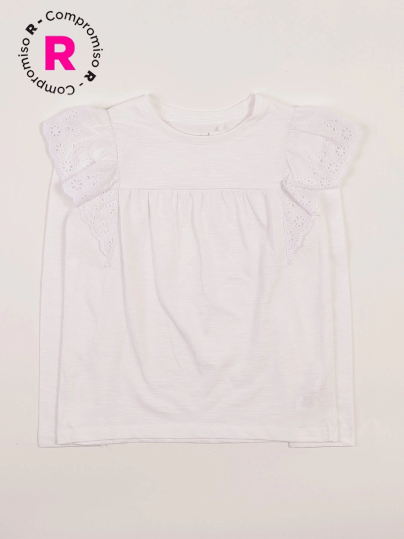POLERA MANGA LARGA ALGODÓN NIÑA HARVEST VUELOS - 1