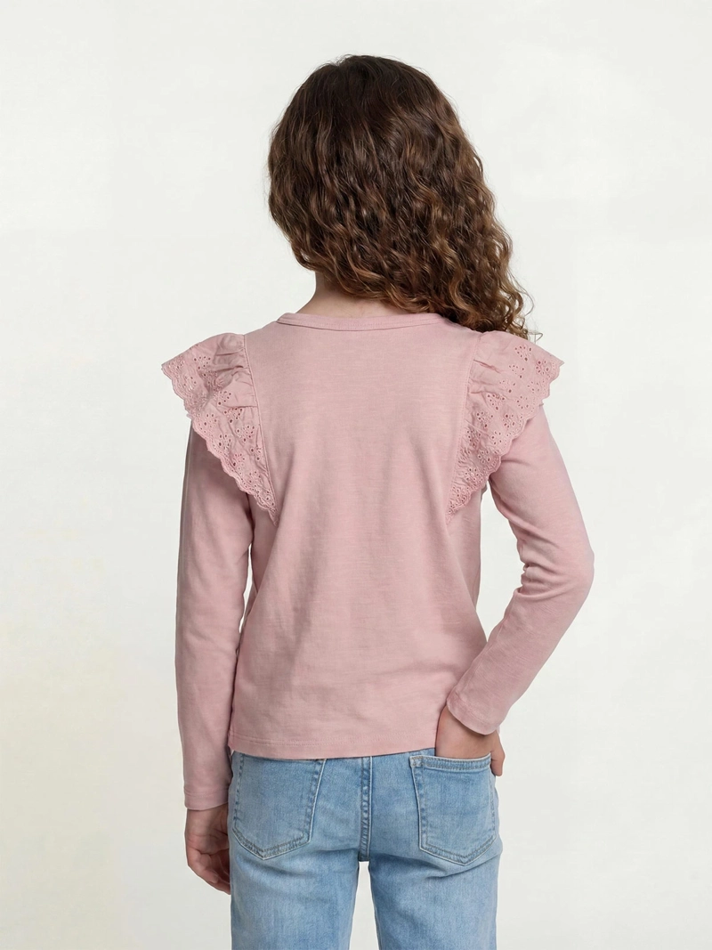 POLERA MANGA LARGA ALGODÓN NIÑA HARVEST VUELOS - 2