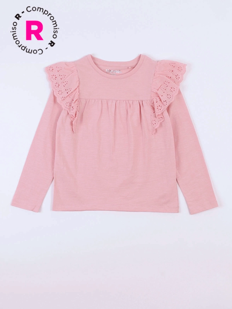 POLERA MANGA LARGA ALGODÓN NIÑA HARVEST VUELOS - 3