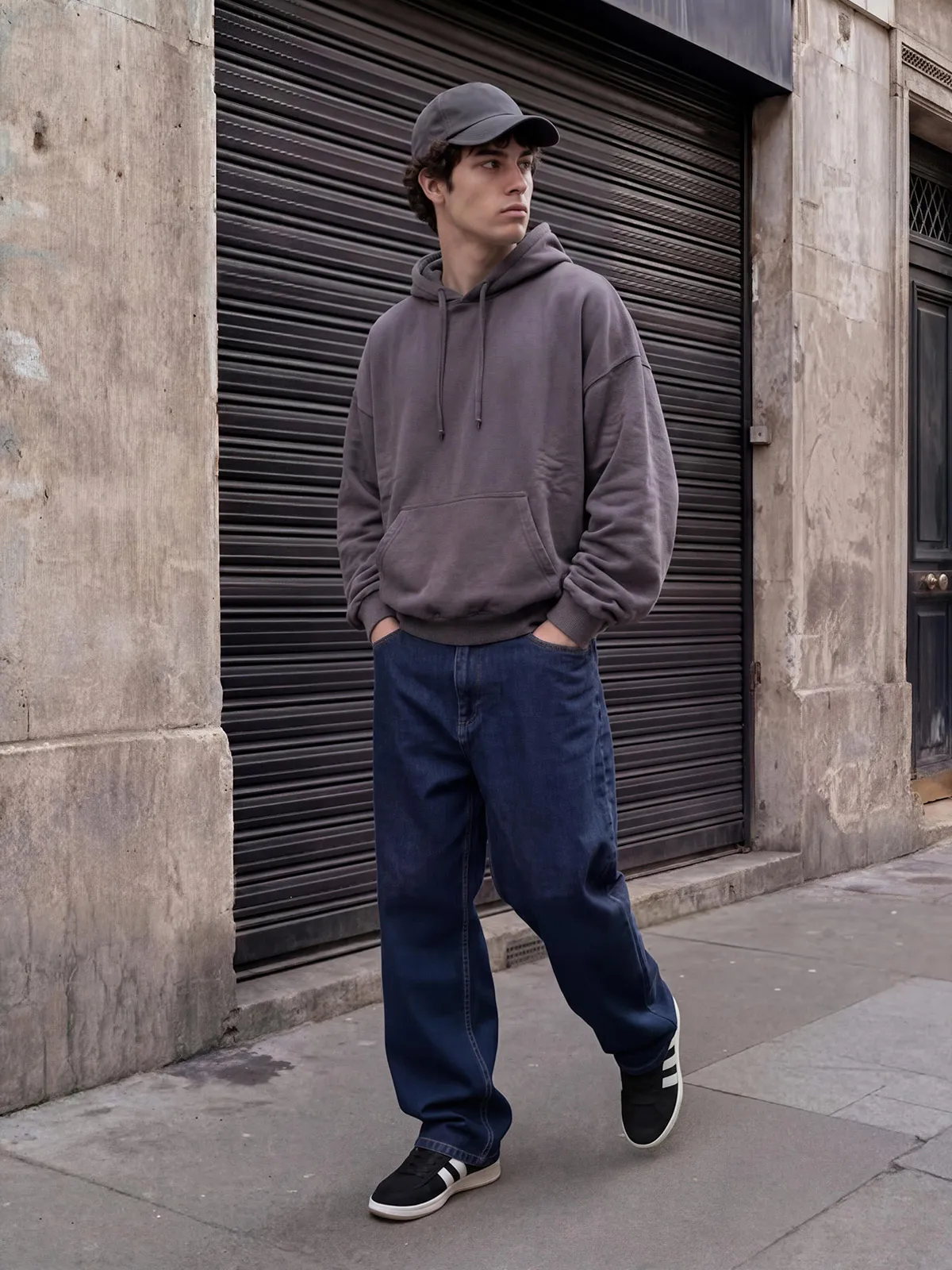POLERÓN HOMBRE INDEX ALGODÓN GORRO OVERSIZE - 4