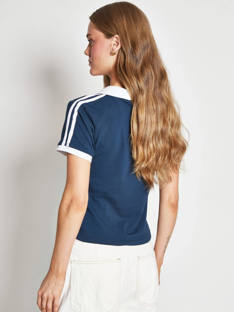POLERA MUJER INDEX ALGODÓN CUELLO POLO MANGA CORTA - 2