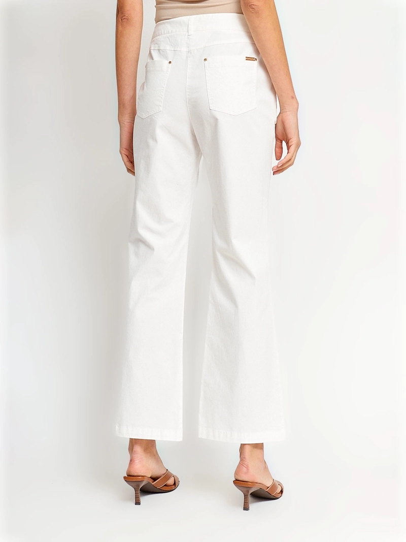 PANTALÓN MUJER CACHAREL ALGODÓN FLARE - 3
