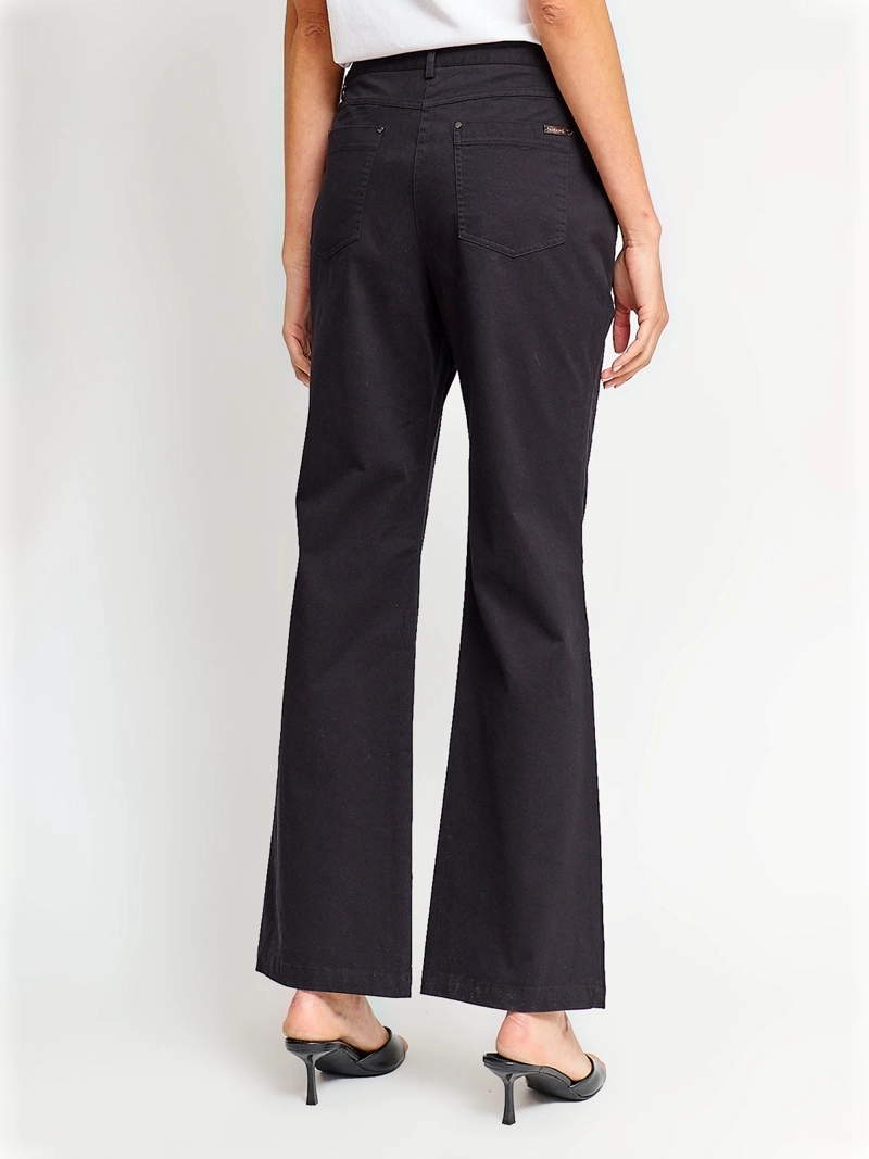 PANTALÓN MUJER CACHAREL ALGODÓN FLARE - 3