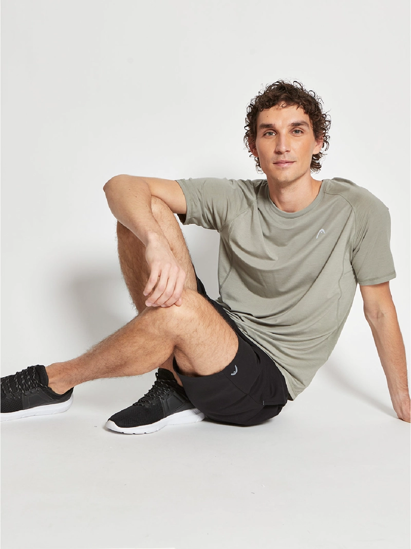POLERA DEPORTIVA MANGA CORTA HOMBRE HEAD BUMA  - 4