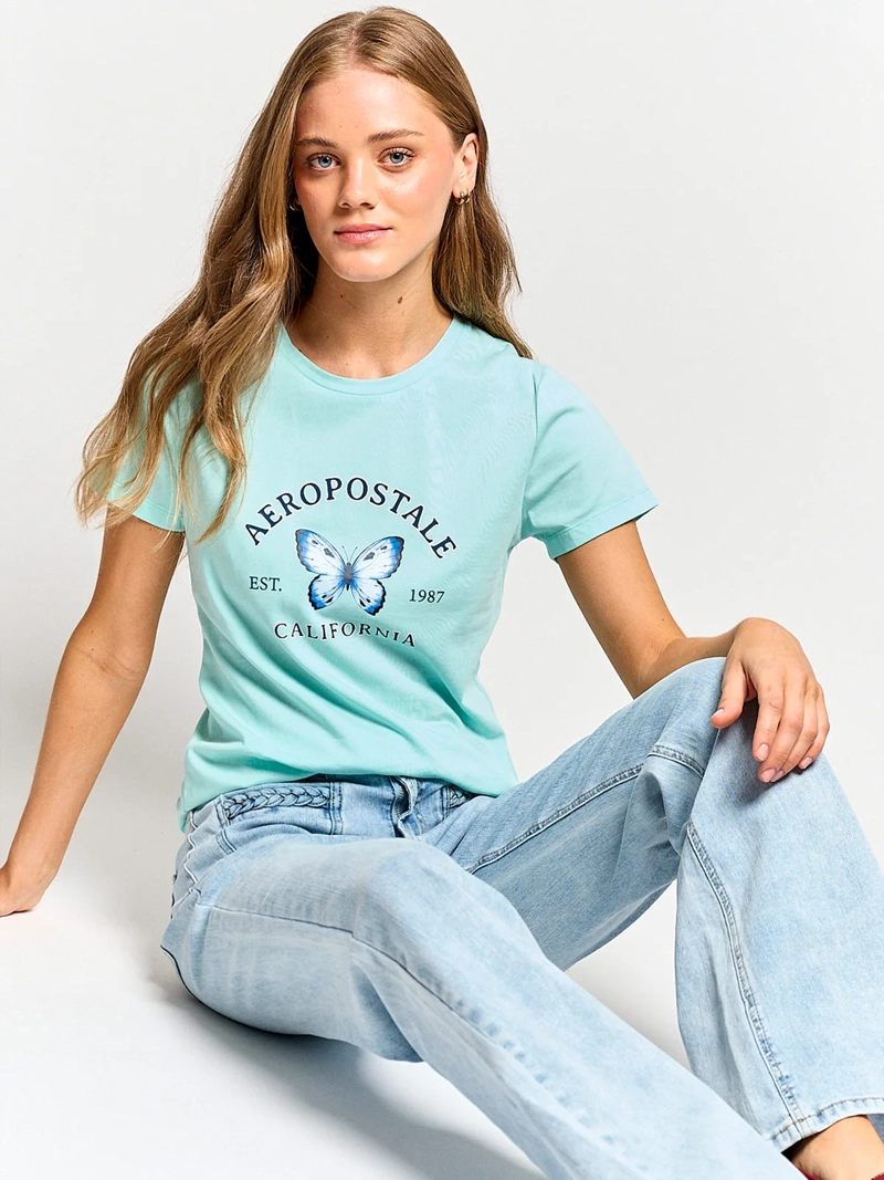 POLERA MUJER AEROPOSTALE ALGODÓN  - 4