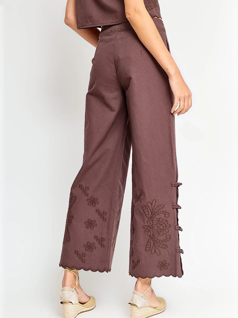 PANTALÓN MUJER TATIENNE ALGODÓN BRODERIE - 3