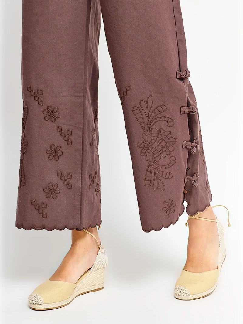 PANTALÓN MUJER TATIENNE ALGODÓN BRODERIE - 4