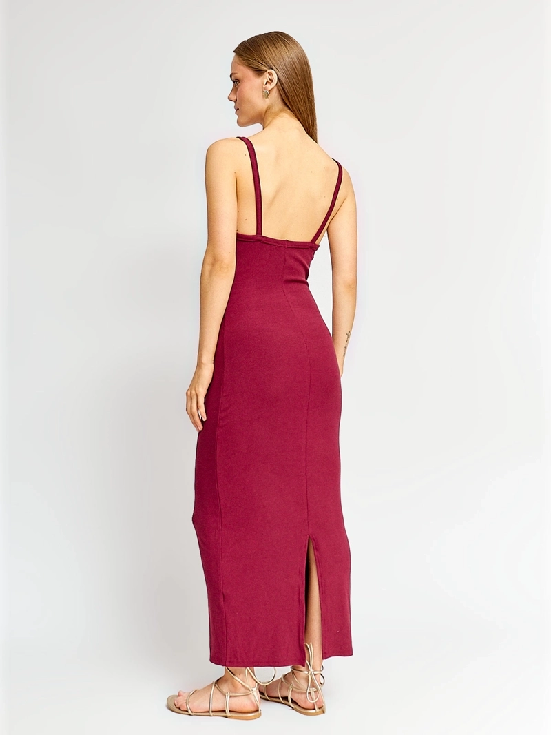 VESTIDO MUJER INDEX LARGO PUNTO - 3