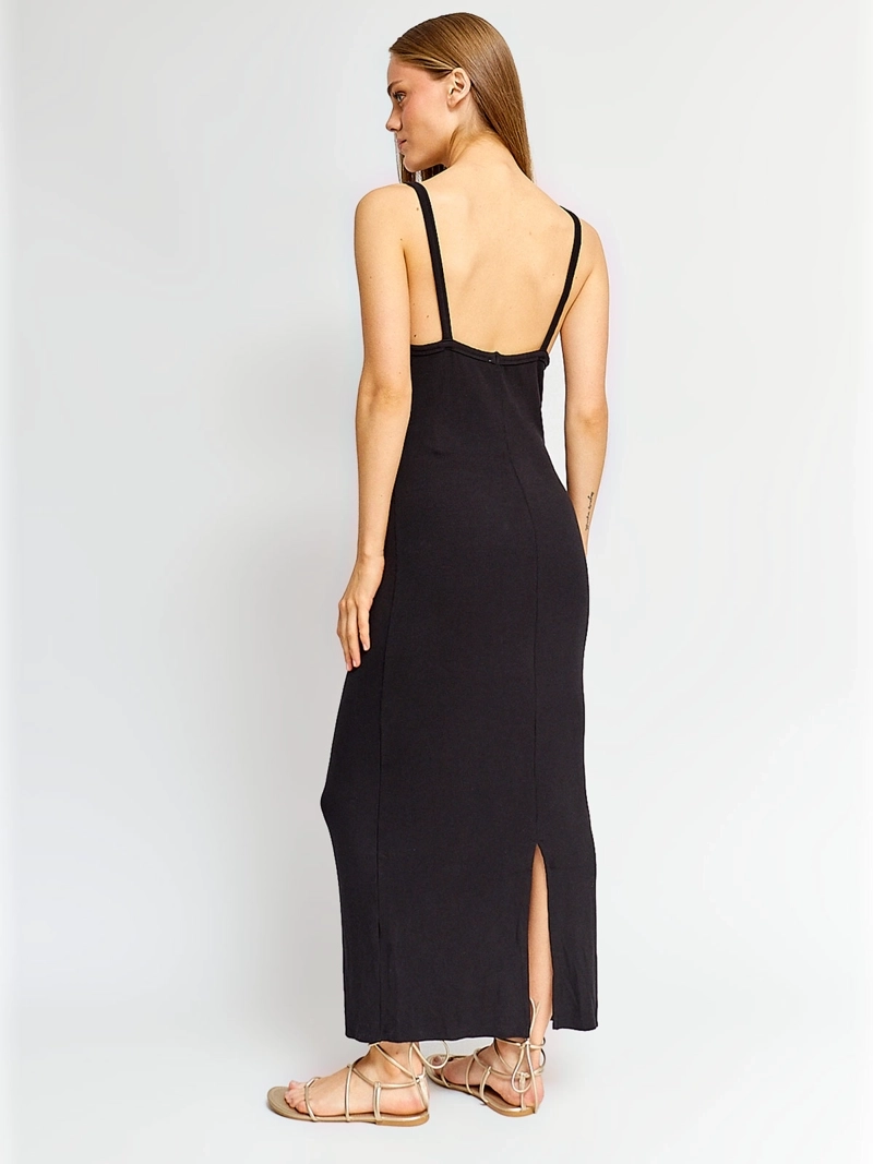 VESTIDO MUJER INDEX LARGO PUNTO - 3