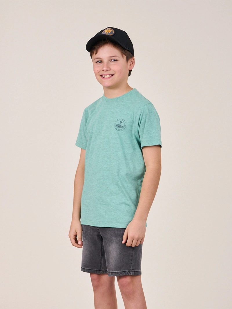 POLERA NIÑO POLEMIC ALGODÓN MANGA CORTA - 1