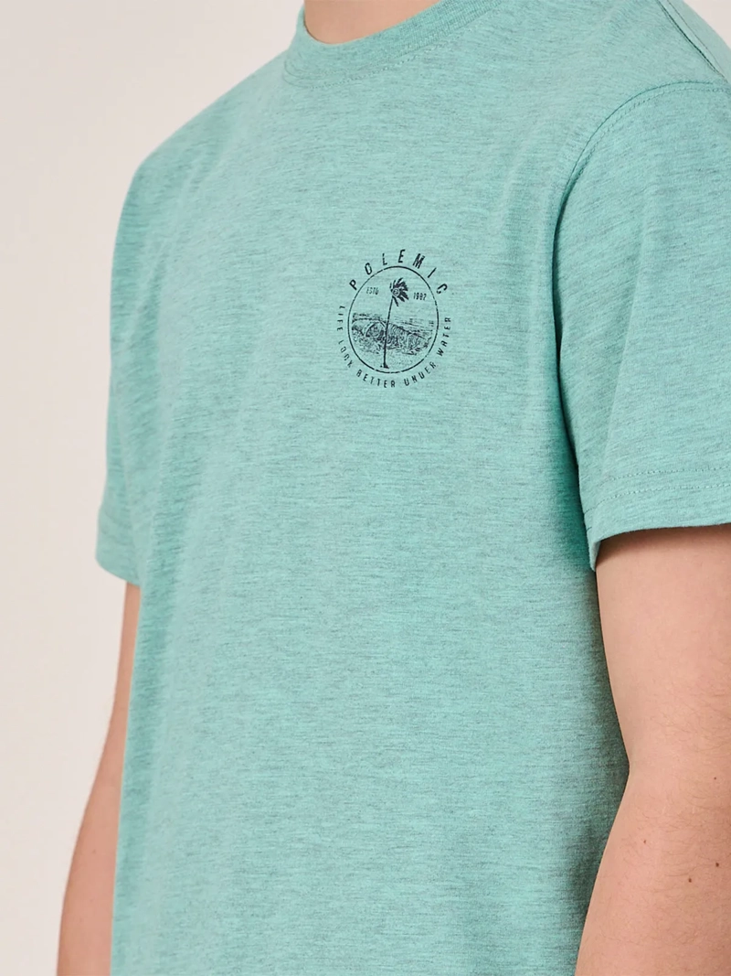 POLERA NIÑO POLEMIC ALGODÓN MANGA CORTA - 2