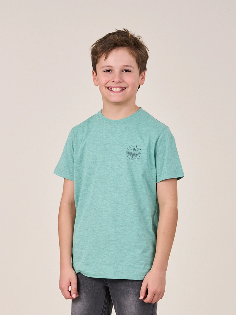 POLERA NIÑO POLEMIC ALGODÓN MANGA CORTA - 3