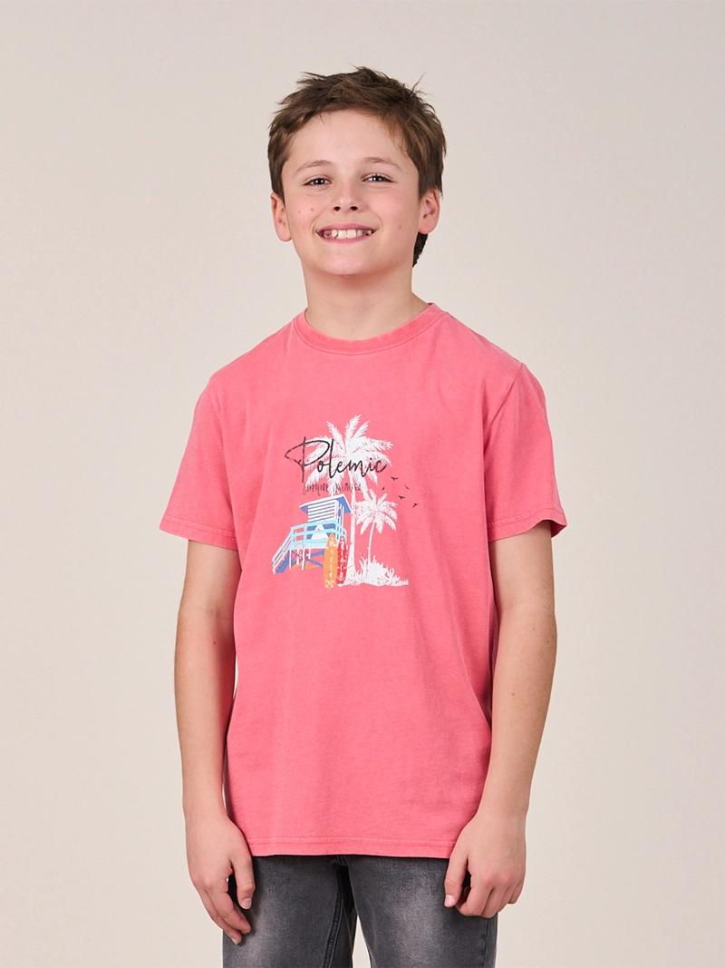 POLERA NIÑO POLEMIC ALGODÓN MANGA CORTA - 3