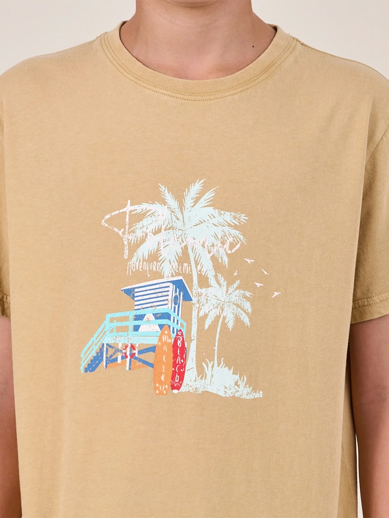 POLERA NIÑO POLEMIC ALGODÓN MANGA CORTA - 2