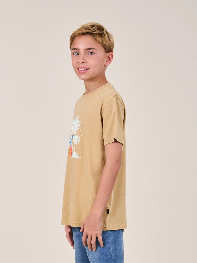 POLERA NIÑO POLEMIC ALGODÓN MANGA CORTA - 4