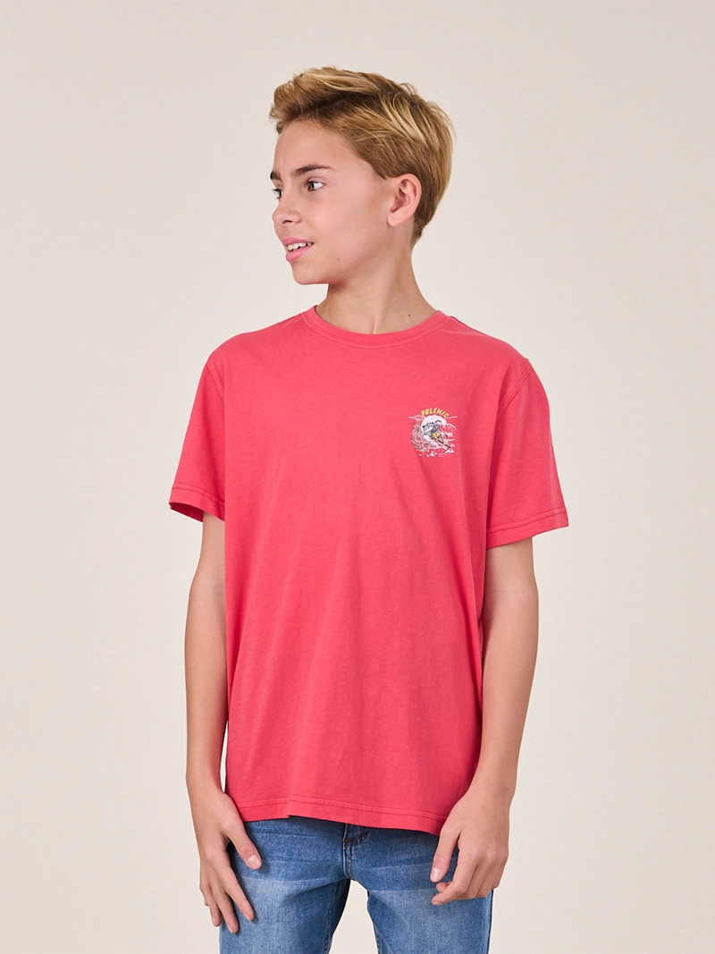 POLERA NIÑO POLEMIC ALGODÓN MANGA CORTA - 3