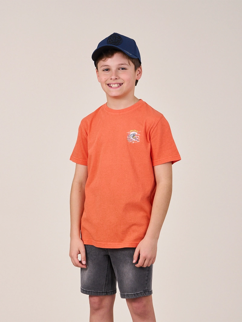 POLERA NIÑO POLEMIC ALGODÓN MANGA CORTA - 1