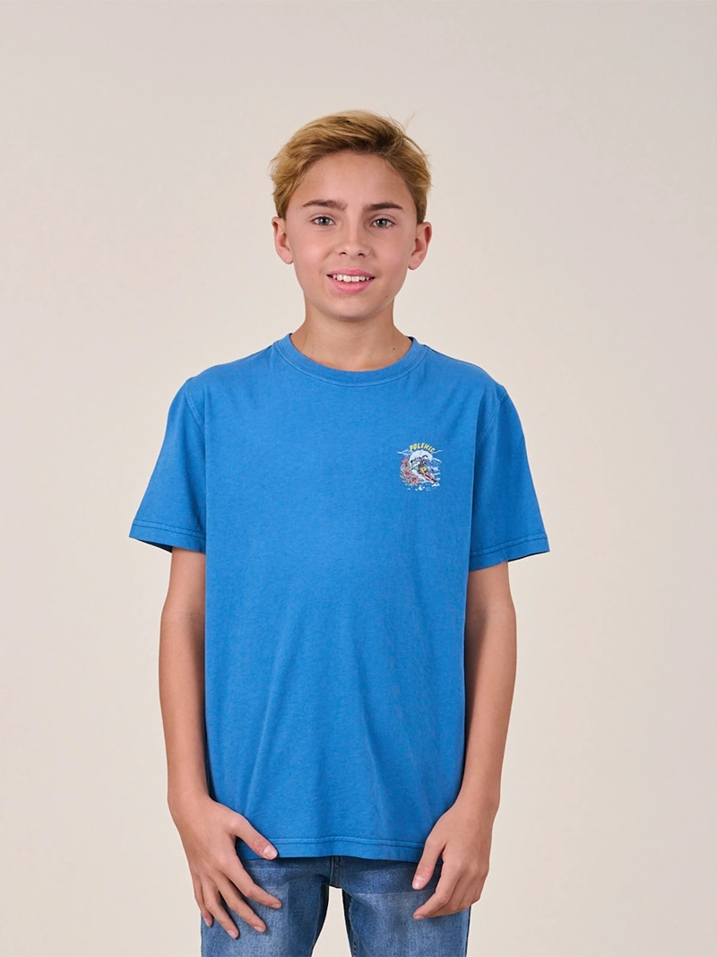 POLERA NIÑO POLEMIC ALGODÓN MANGA CORTA - 3