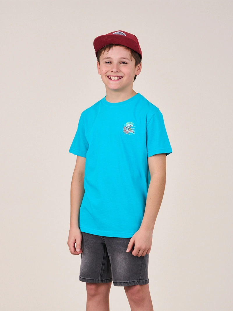 POLERA NIÑO POLEMIC ALGODÓN MANGA CORTA - 1